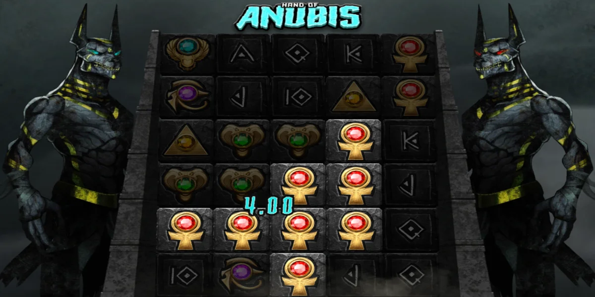 Игровой автомат Hand of Anubis маленький выигрыш Игровой автомат Hand of Anubis